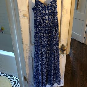 NWT folk maxi dress